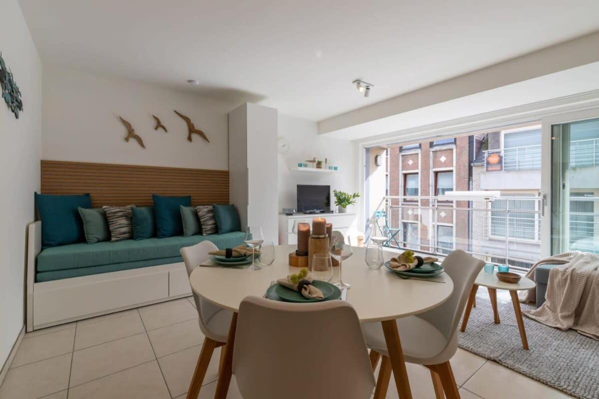 'Blue Sea' - Studio In Ostend With Private Parking Apartment ภายนอก รูปภาพ