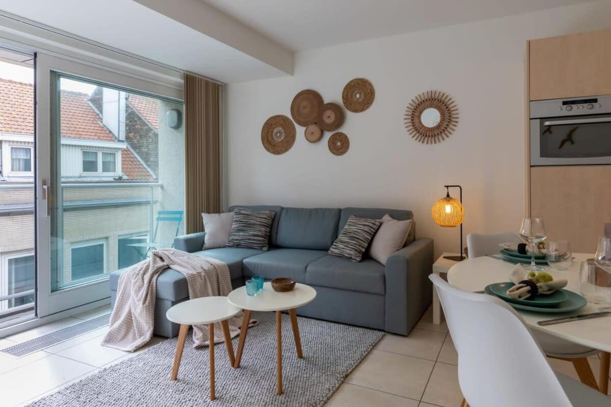 'Blue Sea' - Studio In Ostend With Private Parking Apartment ภายนอก รูปภาพ